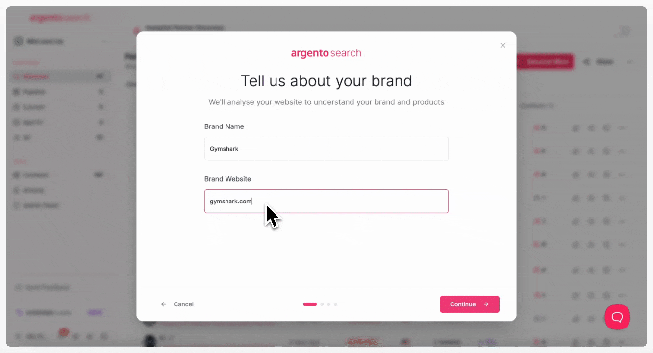 Connect your brand to Argento